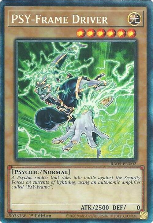 PSY-Frame Driver (Collector's Rare) [RA05-EN002] Collector's Rare | Chromatic Games