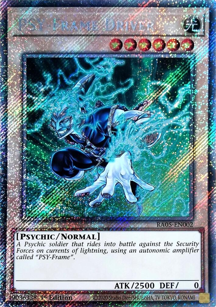 PSY-Frame Driver (Platinum Secret Rare) [RA05-EN002] Platinum Secret Rare | Chromatic Games