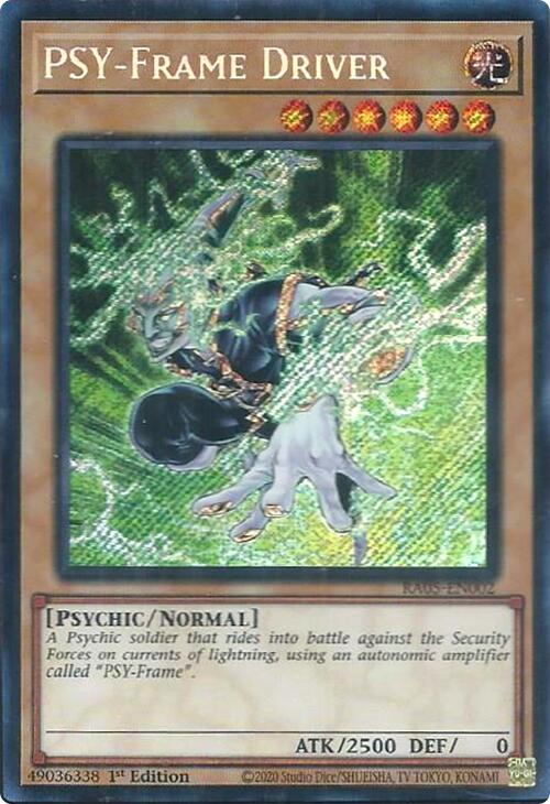 PSY-Frame Driver (Secret Rare) [RA05-EN002] Secret Rare | Chromatic Games