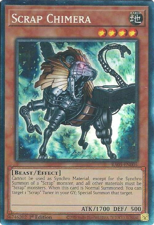 Scrap Chimera (Collector's Rare) [RA05-EN005] Collector's Rare | Chromatic Games