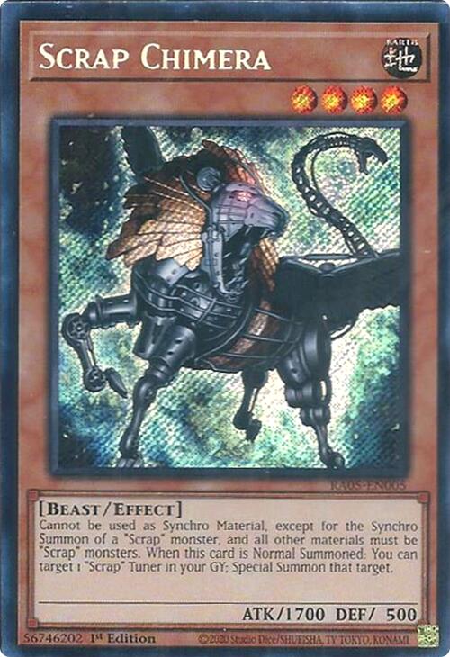 Scrap Chimera (Secret Rare) [RA05-EN005] Secret Rare | Chromatic Games