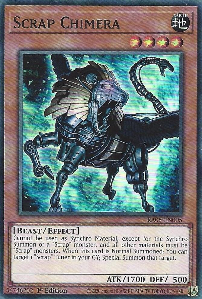 Scrap Chimera [RA05-EN005] Super Rare | Chromatic Games