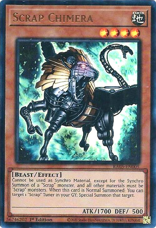 Scrap Chimera (Ultra Rare) [RA05-EN005] Ultra Rare | Chromatic Games