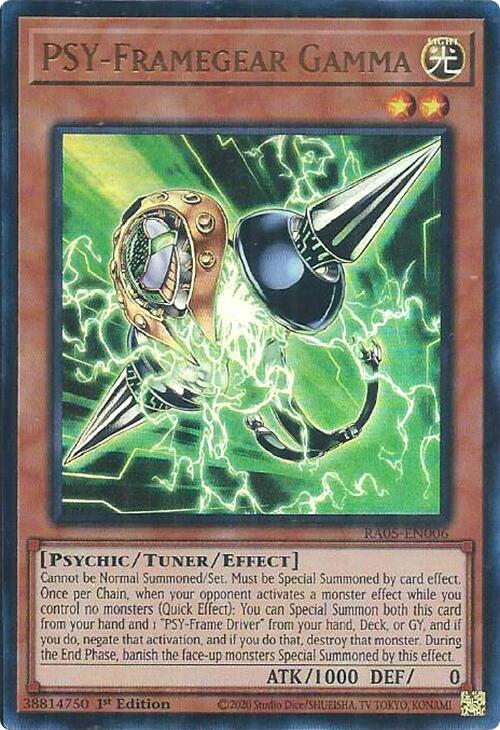 PSY-Framegear Gamma (Ultra Rare) [RA05-EN006] Ultra Rare | Chromatic Games