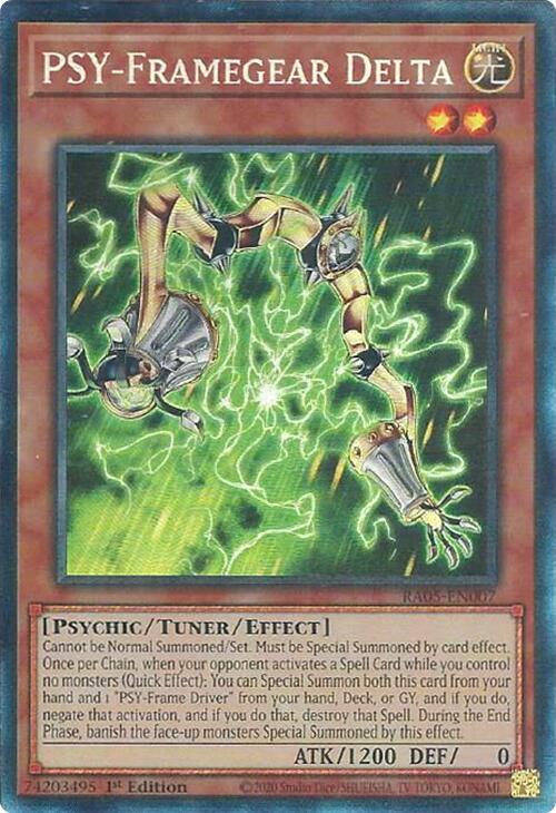 PSY-Framegear Delta (Collector's Rare) [RA05-EN007] Collector's Rare | Chromatic Games