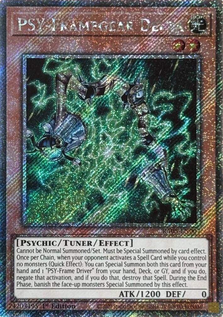 PSY-Framegear Delta (Platinum Secret Rare) [RA05-EN007] Platinum Secret Rare | Chromatic Games