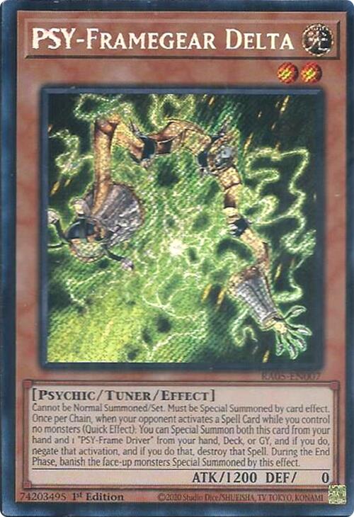 PSY-Framegear Delta (Secret Rare) [RA05-EN007] Secret Rare | Chromatic Games