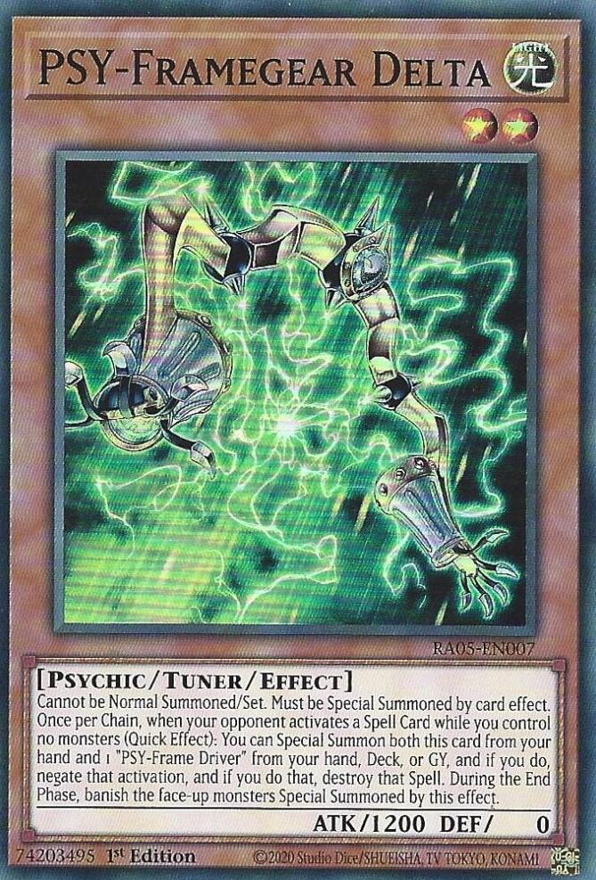 PSY-Framegear Delta [RA05-EN007] Super Rare | Chromatic Games