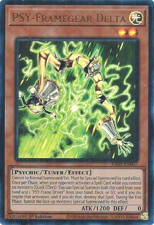 PSY-Framegear Delta (Ultra Rare) [RA05-EN007] Ultra Rare | Chromatic Games