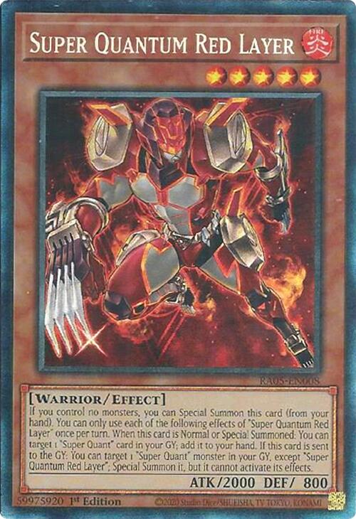 Super Quantum Red Layer (Collector's Rare) [RA05-EN008] Collector's Rare | Chromatic Games