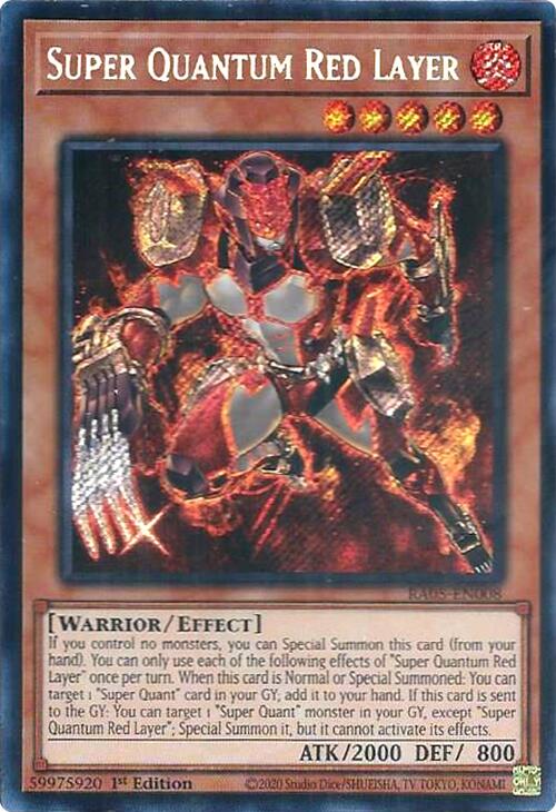 Super Quantum Red Layer (Secret Rare) [RA05-EN008] Secret Rare | Chromatic Games