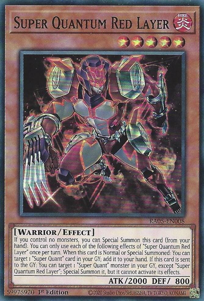 Super Quantum Red Layer [RA05-EN008] Super Rare | Chromatic Games