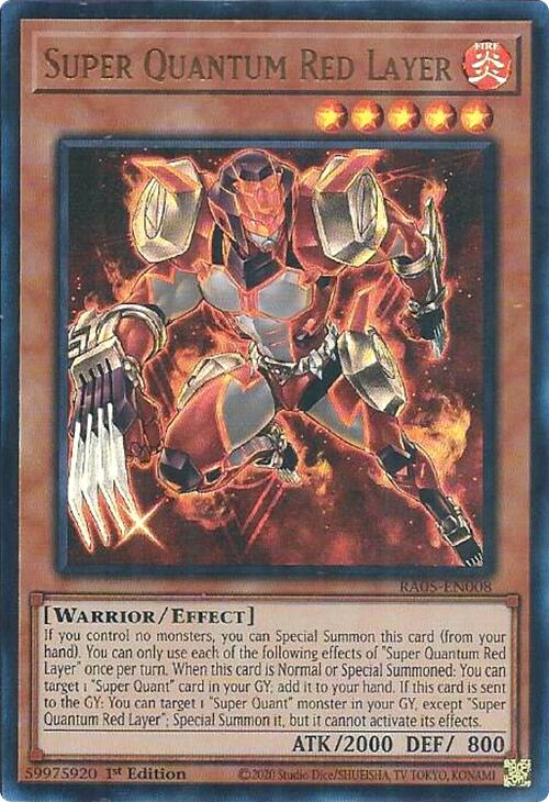 Super Quantum Red Layer (Ultra Rare) [RA05-EN008] Ultra Rare | Chromatic Games