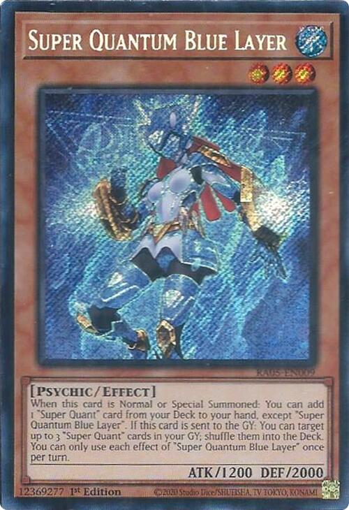 Super Quantum Blue Layer (Secret Rare) [RA05-EN009] Secret Rare | Chromatic Games
