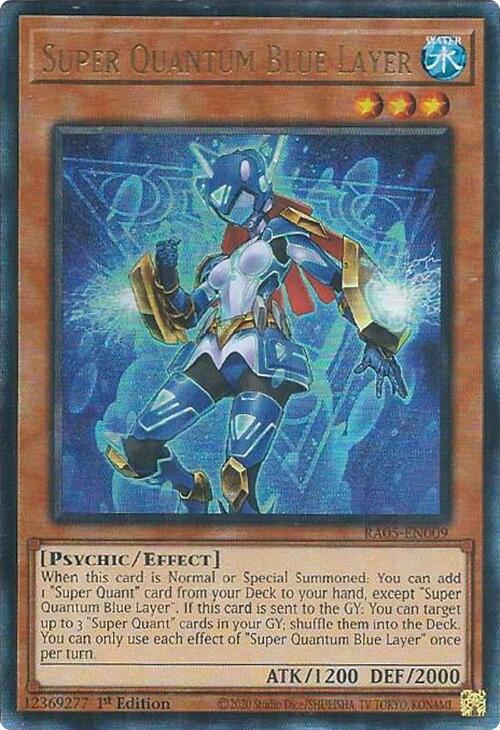 Super Quantum Blue Layer (Ultimate Rare) [RA05-EN009] Ultimate Rare | Chromatic Games