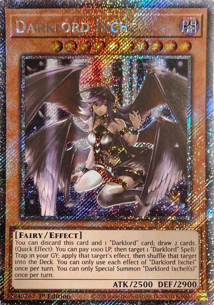Darklord Ixchel (Platinum Secret Rare) [RA05-EN010] Platinum Secret Rare | Chromatic Games