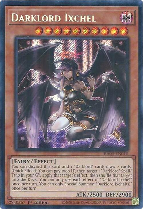 Darklord Ixchel (Secret Rare) [RA05-EN010] Secret Rare | Chromatic Games