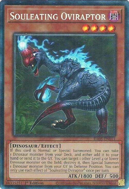 Souleating Oviraptor (Collector's Rare) [RA05-EN011] Collector's Rare | Chromatic Games