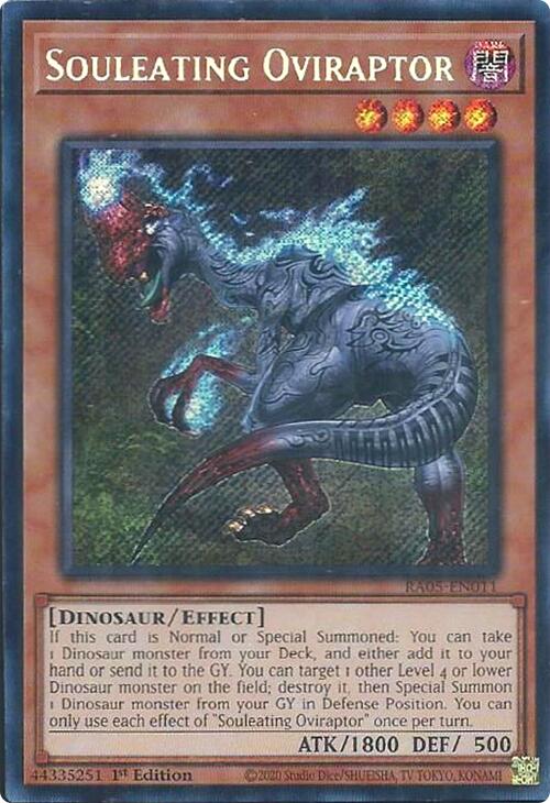 Souleating Oviraptor (Secret Rare) [RA05-EN011] Secret Rare | Chromatic Games
