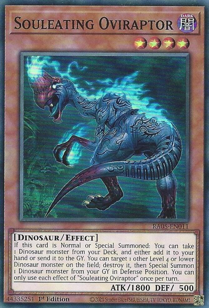 Souleating Oviraptor [RA05-EN011] Super Rare | Chromatic Games
