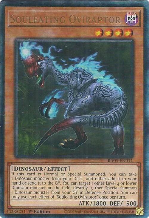 Souleating Oviraptor (Ultimate Rare) [RA05-EN011] Ultimate Rare | Chromatic Games
