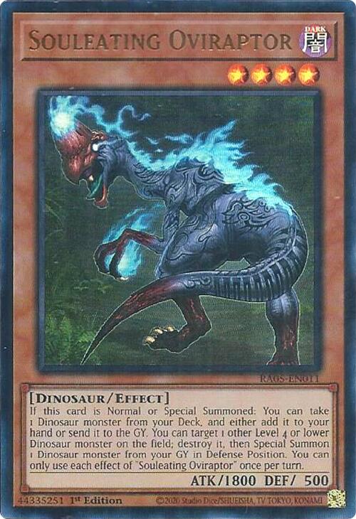 Souleating Oviraptor (Ultra Rare) [RA05-EN011] Ultra Rare | Chromatic Games