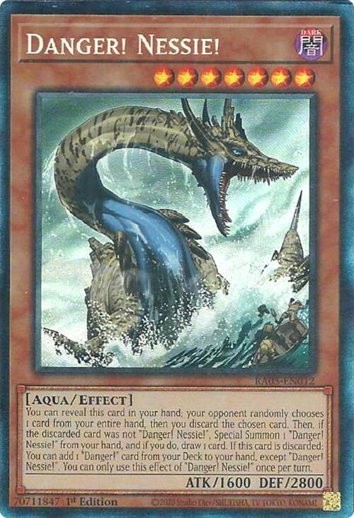 Danger! Nessie! (Collector's Rare) [RA05-EN012] Collector's Rare | Chromatic Games