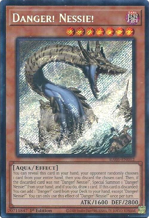 Danger! Nessie! (Secret Rare) [RA05-EN012] Secret Rare | Chromatic Games