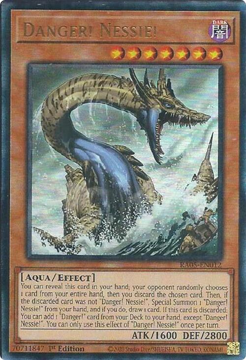 Danger! Nessie! (Ultimate Rare) [RA05-EN012] Ultimate Rare | Chromatic Games