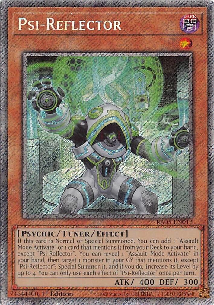 Psi-Reflector (Platinum Secret Rare) [RA05-EN013] Platinum Secret Rare | Chromatic Games