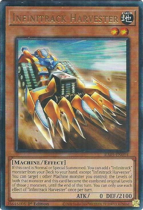 Infinitrack Harvester (Ultimate Rare) [RA05-EN014] Ultimate Rare | Chromatic Games
