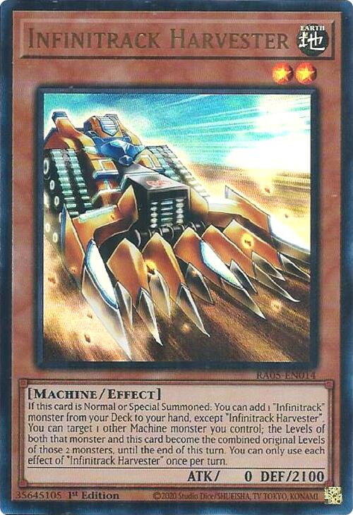Infinitrack Harvester (Ultra Rare) [RA05-EN014] Ultra Rare | Chromatic Games