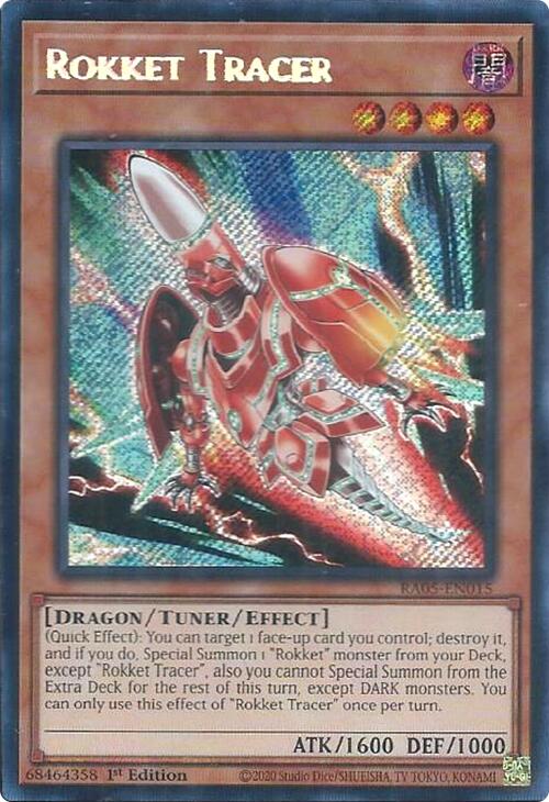 Rokket Tracer (Secret Rare) [RA05-EN015] Secret Rare | Chromatic Games