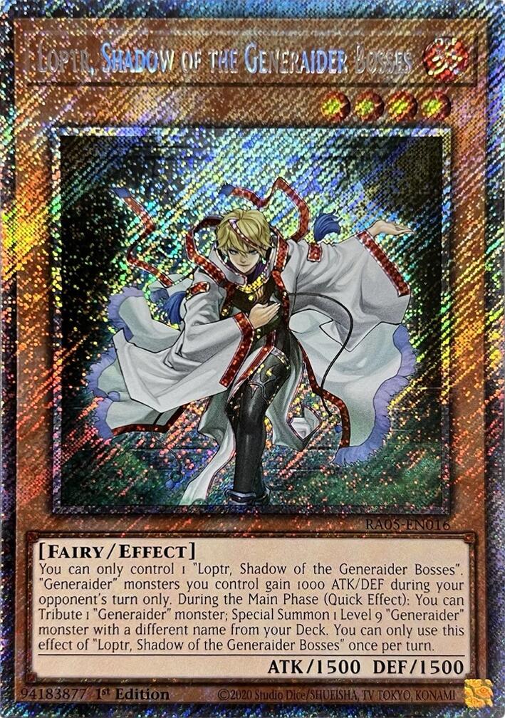 Loptr, Shadow of the Generaider Bosses (Platinum Secret Rare) [RA05-EN016] Platinum Secret Rare | Chromatic Games
