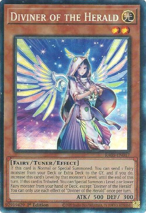 Diviner of the Herald (Collector's Rare) [RA05-EN017] Collector's Rare | Chromatic Games