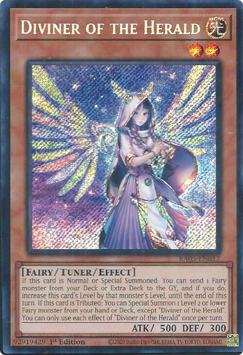 Diviner of the Herald (Secret Rare) [RA05-EN017] Secret Rare | Chromatic Games