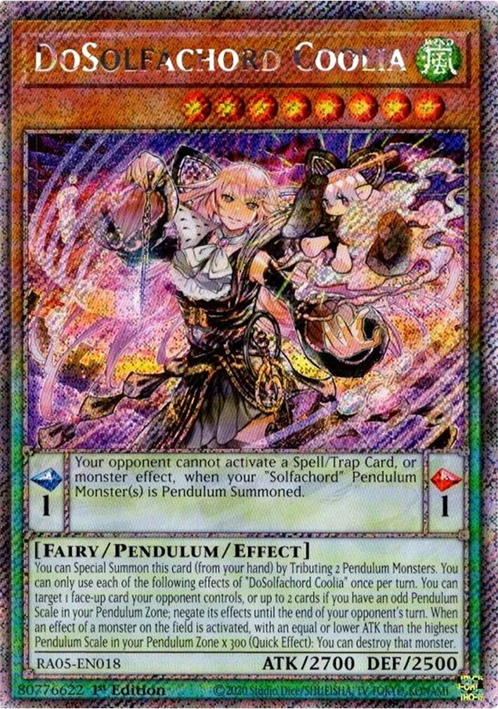 DoSolfachord Coolia (Platinum Secret Rare) [RA05-EN018] Platinum Secret Rare | Chromatic Games