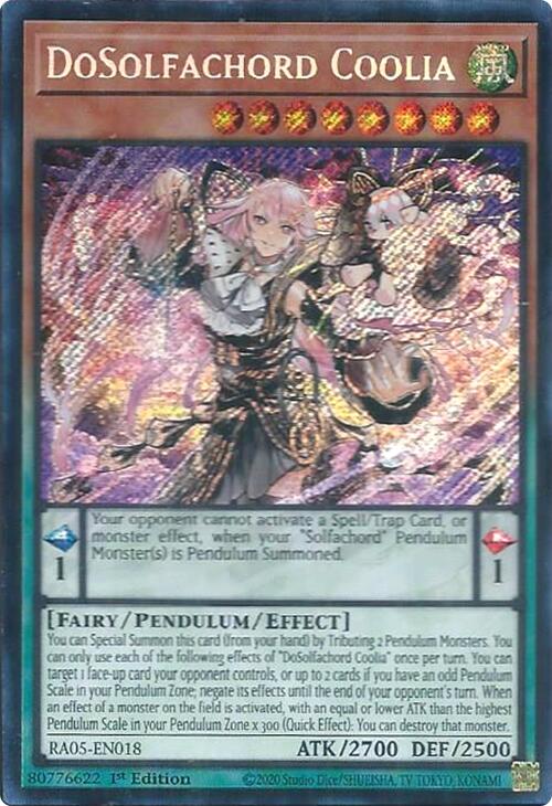DoSolfachord Coolia (Secret Rare) [RA05-EN018] Secret Rare | Chromatic Games