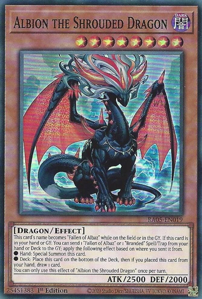 Albion the Shrouded Dragon [RA05-EN019] Super Rare | Chromatic Games