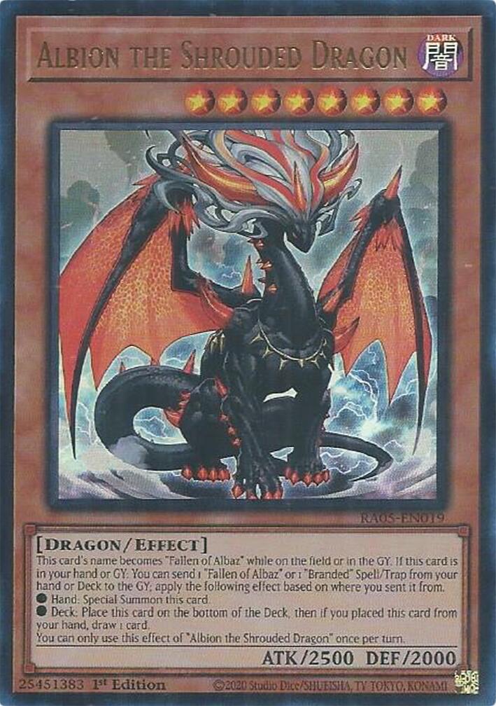 Albion the Shrouded Dragon (Ultra Rare) [RA05-EN019] Ultra Rare | Chromatic Games