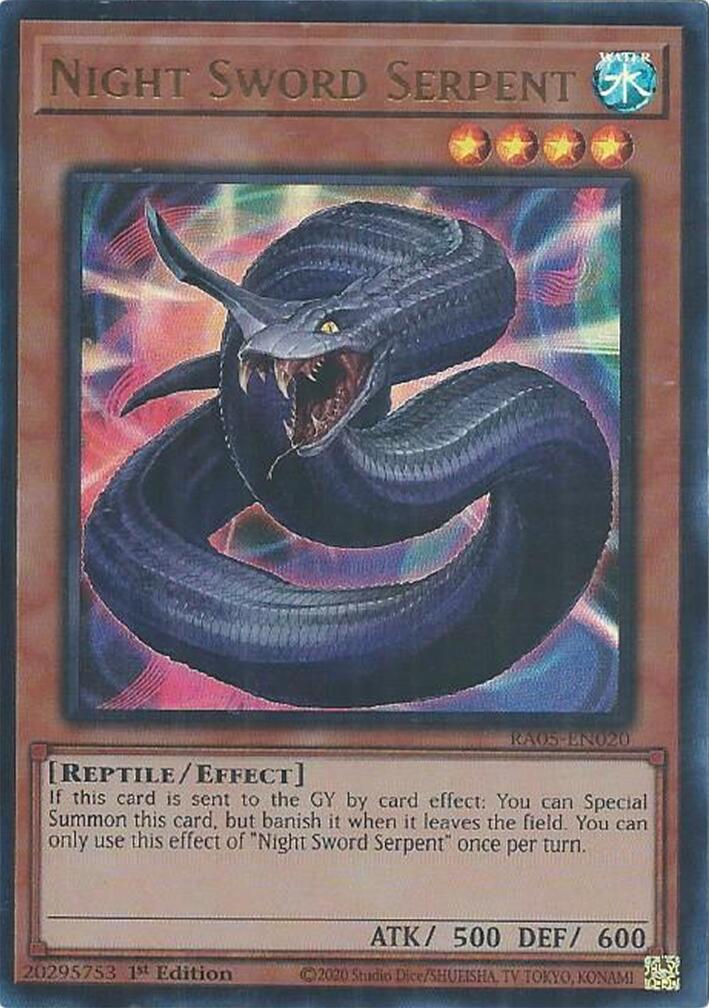 Night Sword Serpent (Ultra Rare) [RA05-EN020] Ultra Rare | Chromatic Games