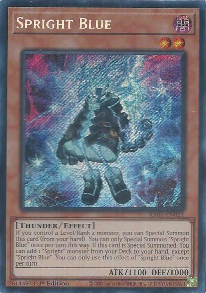 Spright Blue (Secret Rare) [RA05-EN021] Secret Rare | Chromatic Games