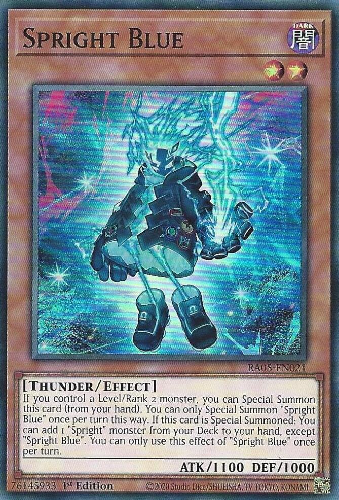 Spright Blue [RA05-EN021] Super Rare | Chromatic Games