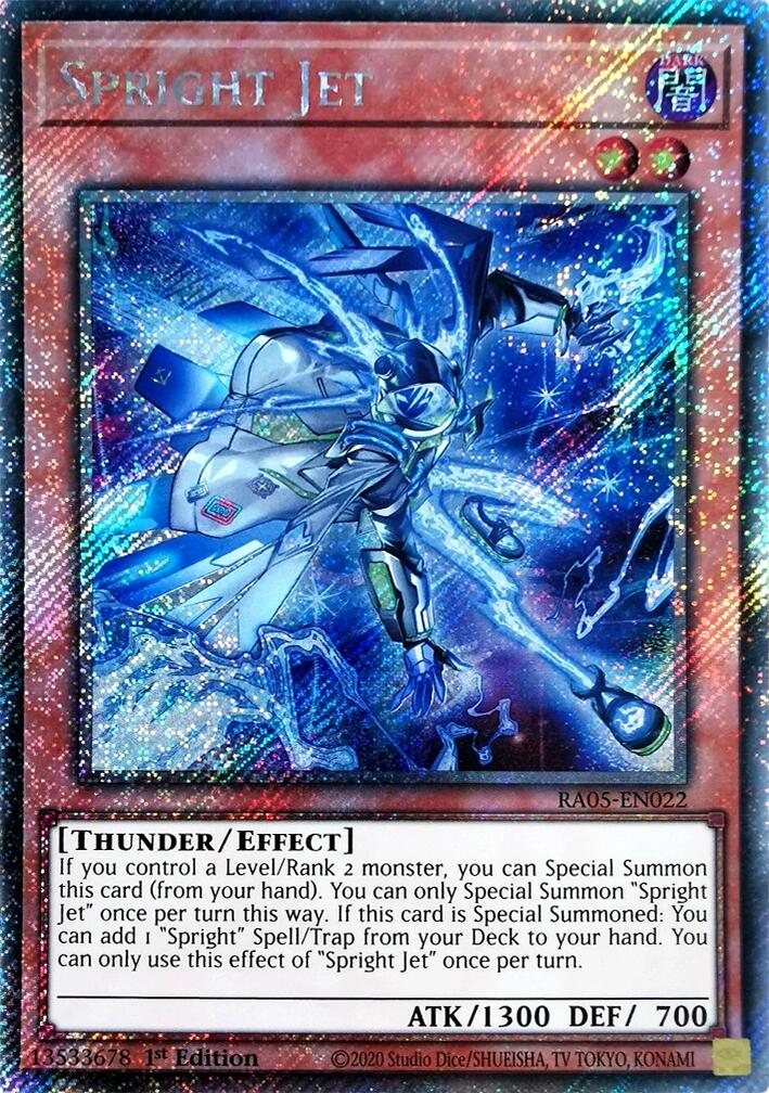 Spright Jet (Platinum Secret Rare) [RA05-EN022] Platinum Secret Rare | Chromatic Games
