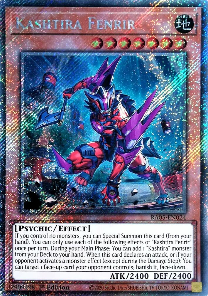 Kashtira Fenrir (Platinum Secret Rare) [RA05-EN024] Platinum Secret Rare | Chromatic Games
