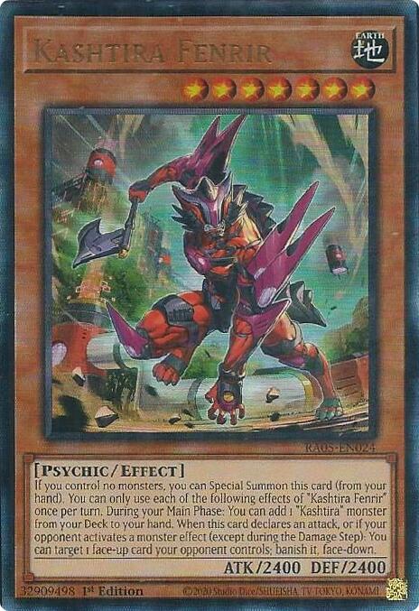 Kashtira Fenrir (Ultimate Rare) [RA05-EN024] Ultimate Rare | Chromatic Games
