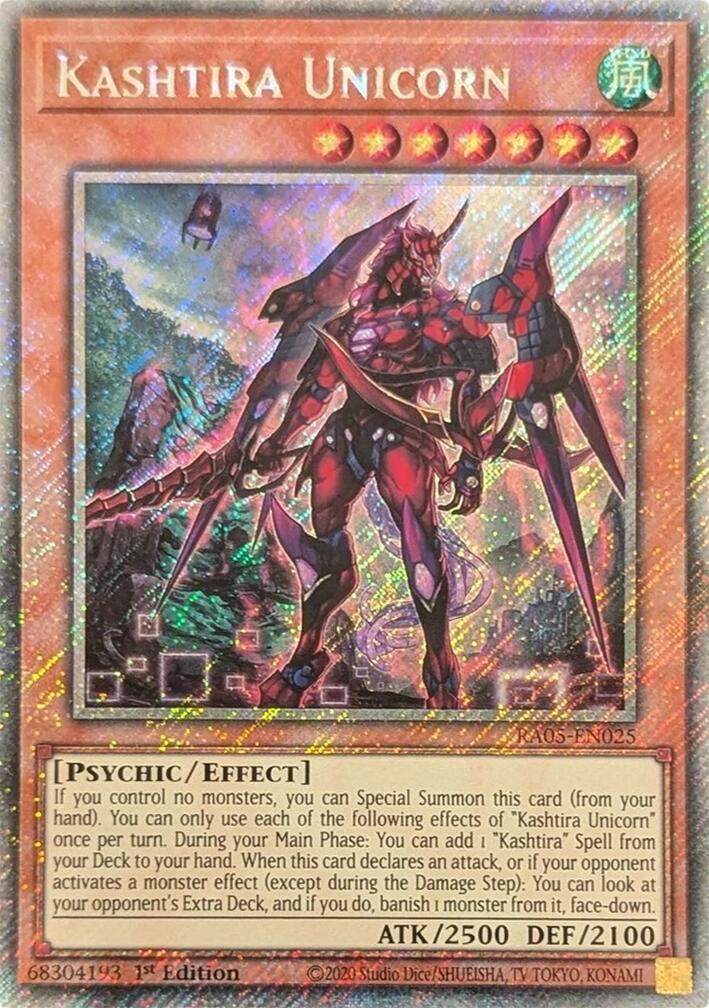 Kashtira Unicorn (Platinum Secret Rare) [RA05-EN025] Platinum Secret Rare | Chromatic Games