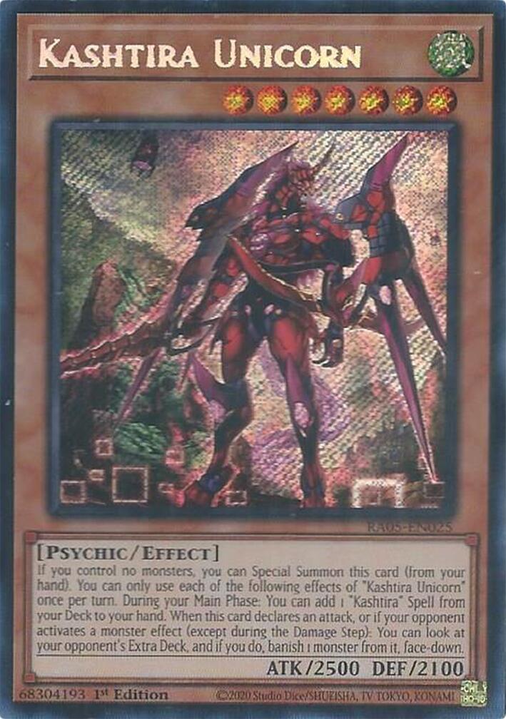 Kashtira Unicorn (Secret Rare) [RA05-EN025] Secret Rare | Chromatic Games
