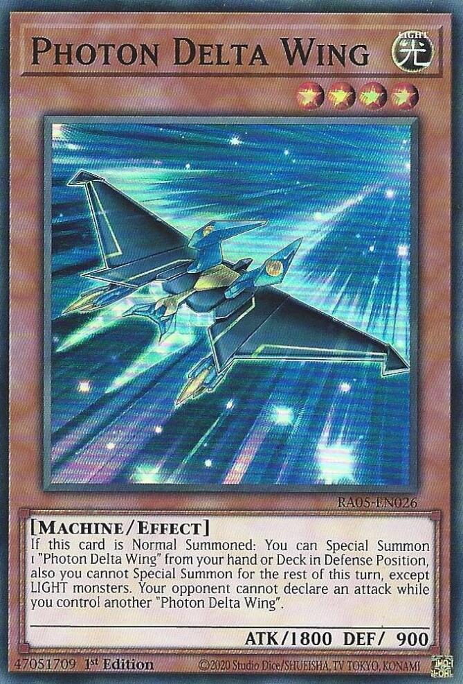 Photon Delta Wing [RA05-EN026] Super Rare | Chromatic Games