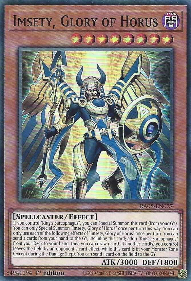 Imsety, Glory of Horus [RA05-EN027] Super Rare | Chromatic Games